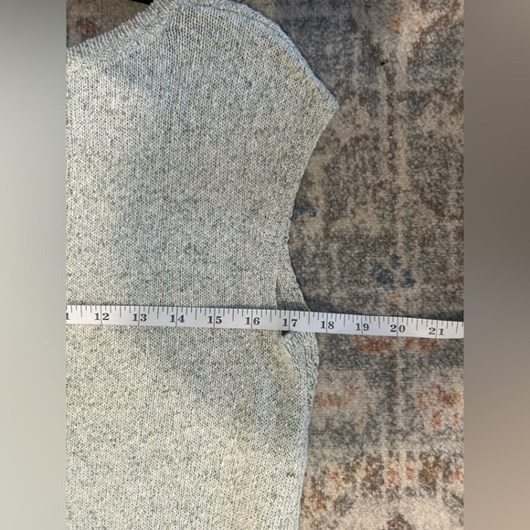 Pure Jill Sweater Womens Petite Small Open Knit Sleeveless Pullover Pistachio - Picture 8 of 9